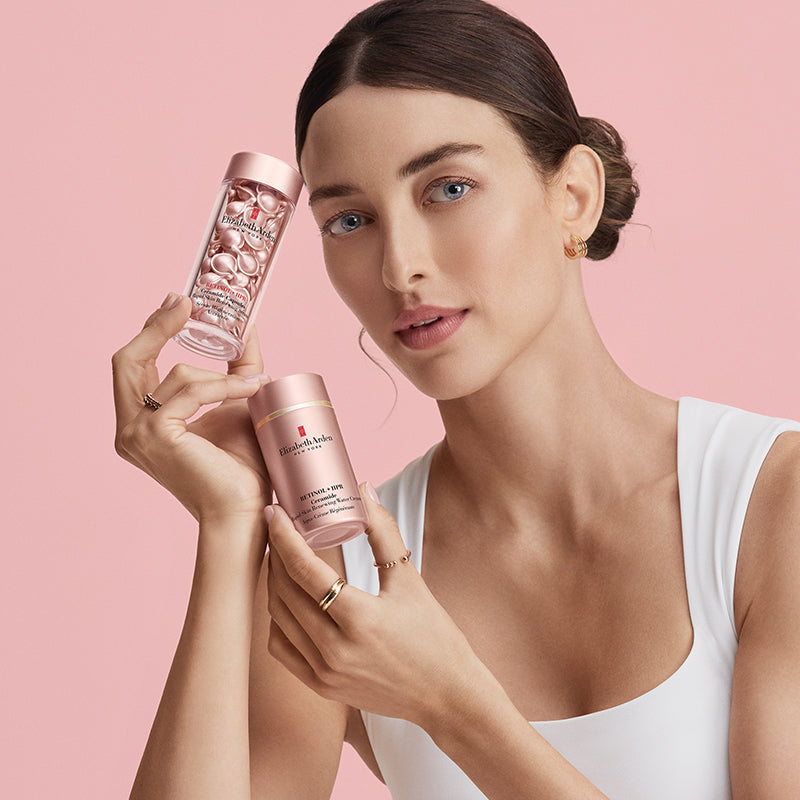 modelo con serum y crema hpr