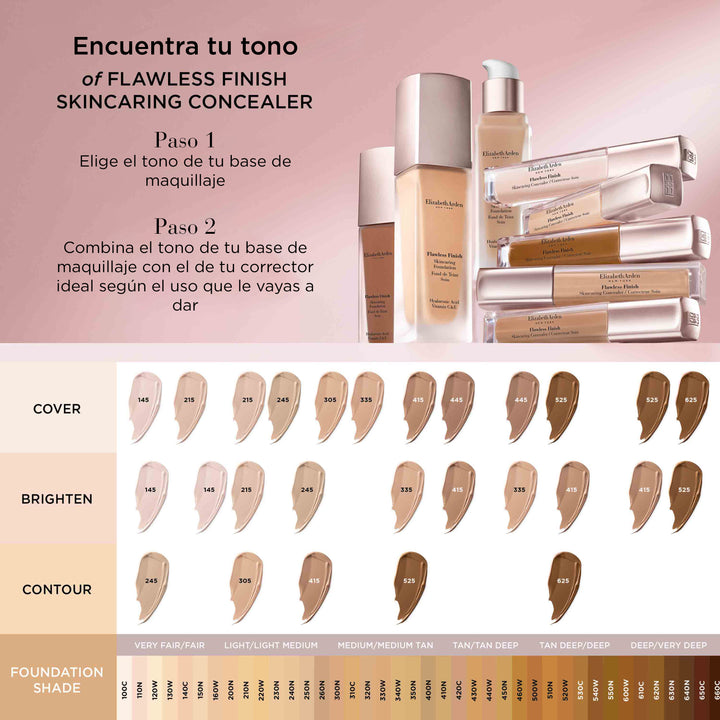 Encuentra tu tono Flawless Finish encuentra tu tono