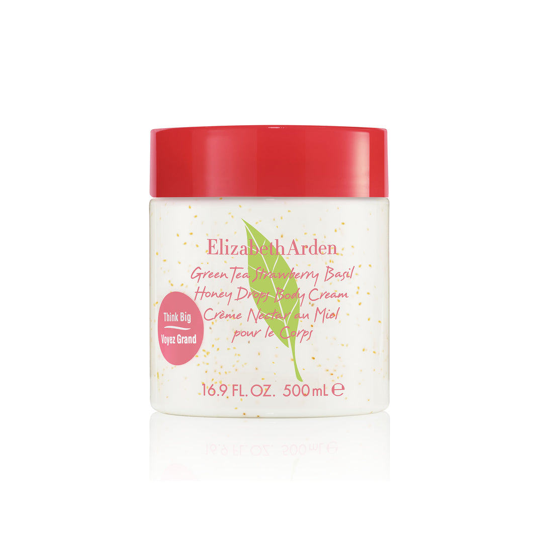 Green Tea Strawberry & Basil Honey Drops Body Cream