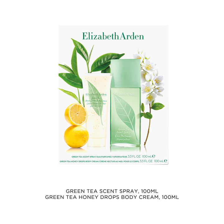 Cofre Green Tea spray y crema de cuerpo