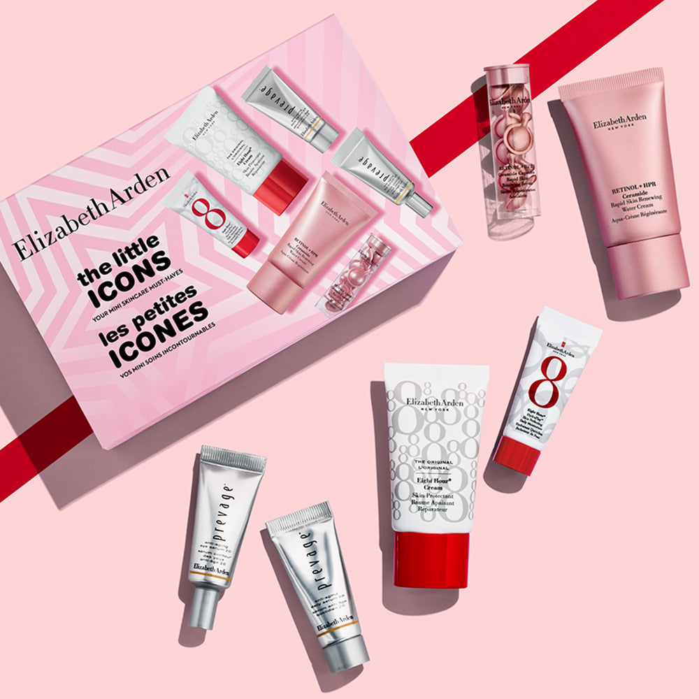 banner cofre dde regalo de primavera sobre fondo rosa